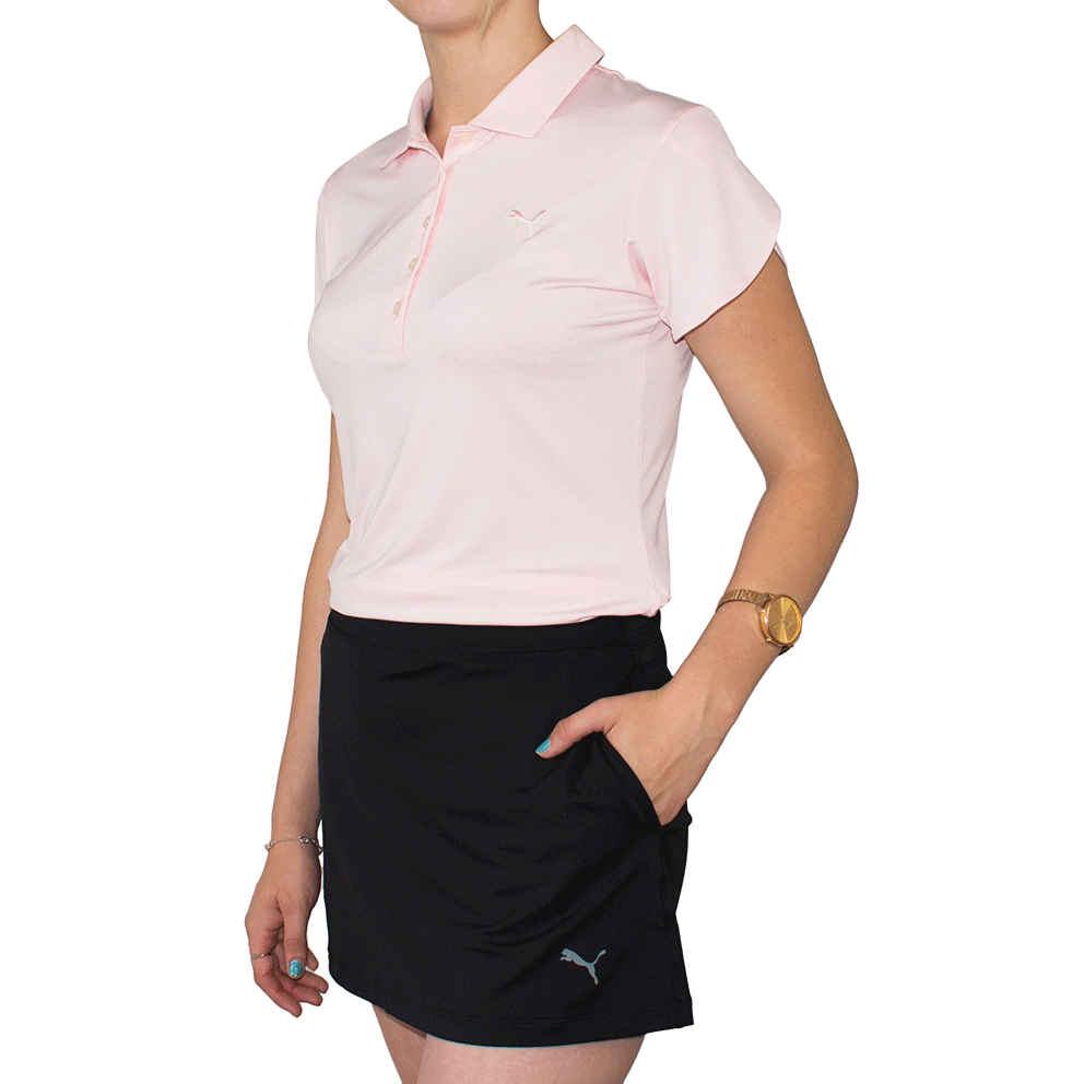 Puma Womens Petal Golf Polo Pink just 65.00, save 14.95!