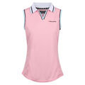 Benross Tipped Sleeveless Womens Golf Polo Shirt - Image 1