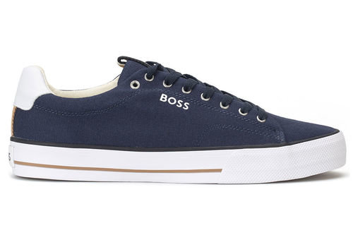 Hugo Boss Aiden Cotton-Canvas Trainers - Image 1