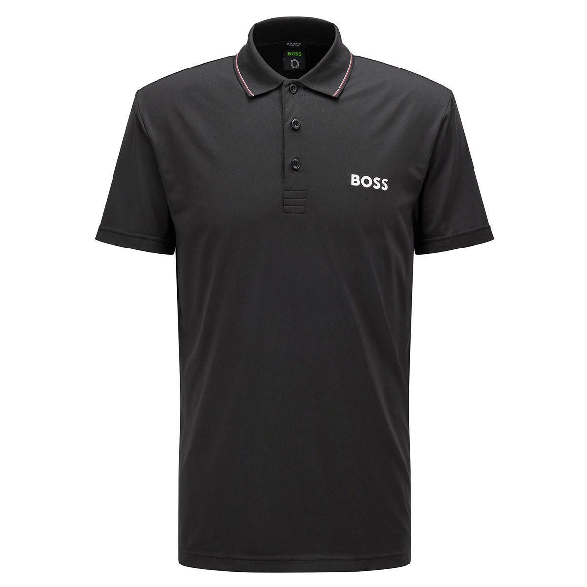 Hugo Boss Mens Black Paddytech Golf Polo Shirt just £89.00