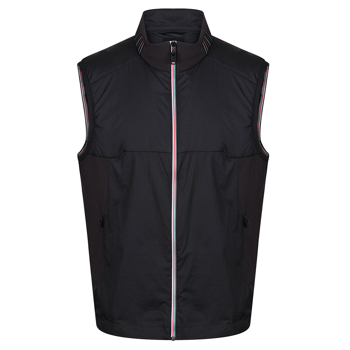 Hugo Boss Mens Black Lightweight V Mero Golf Gilet just Â£219.00