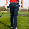 Stromberg Mens Navy Blue Winter Tech Regular Fit Golf Trousers - Image 2