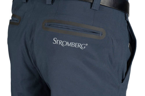 Stromberg Mens Navy Blue Winter Tech Regular Fit Golf Trousers - Image 3