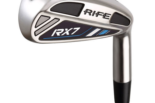 Rife Mens Black and Silver Rx7 Utility Graphite Uniflex Right Hand Iron - Image 1