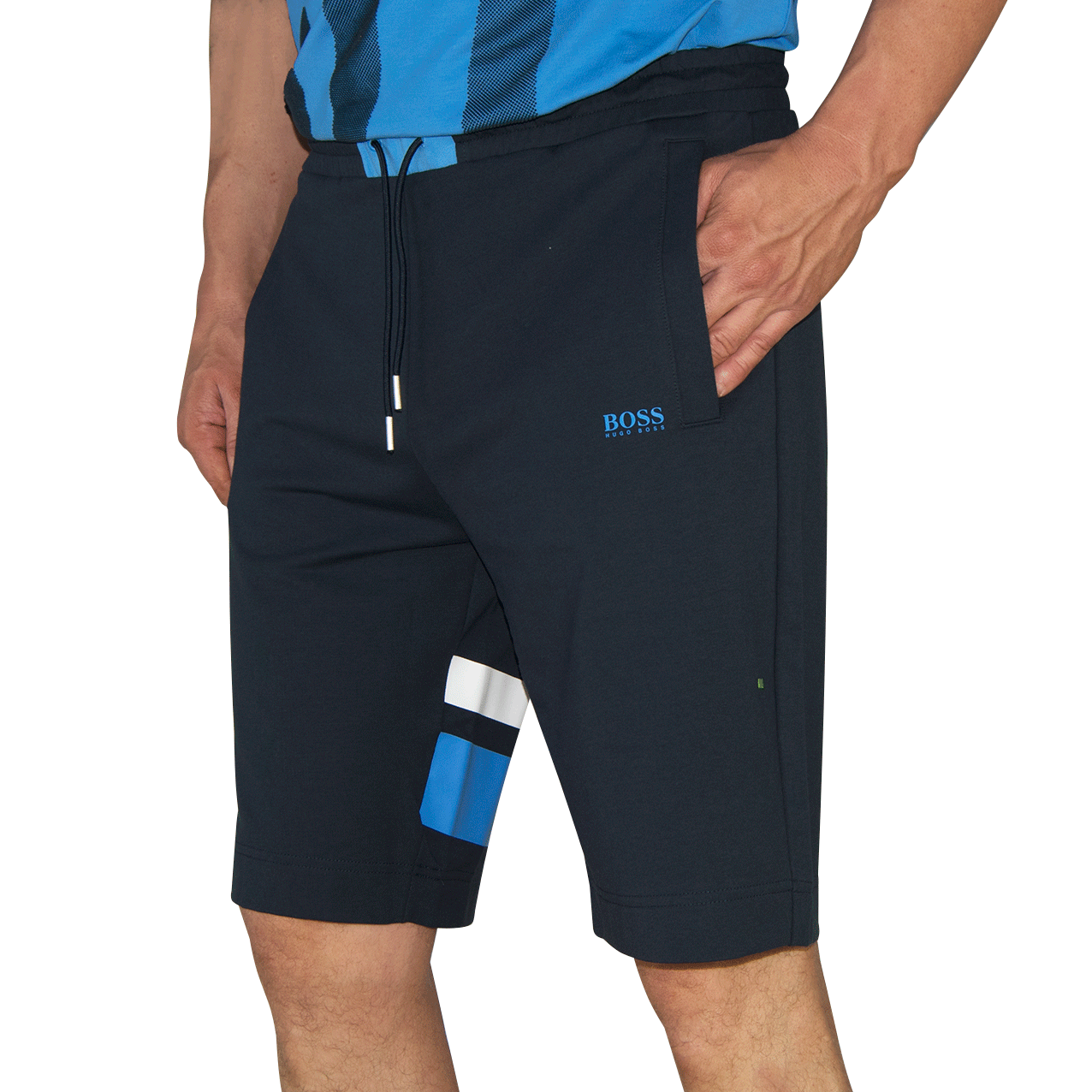 Hugo Boss Green Headlo Shorts Navy just 99.00, save 70.00!