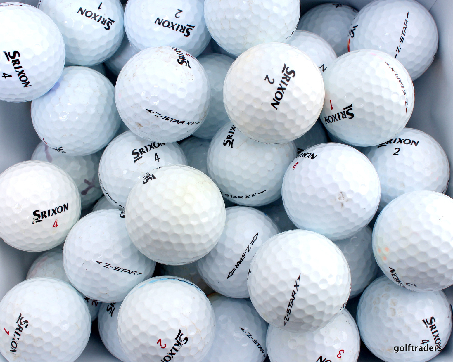 SRIXON MIXED ZSTAR GOLF BALLS x 50 USED E2468 just 50.00