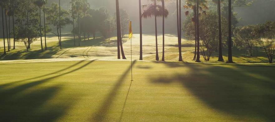 18 holes for TWO with carts at <em>Nambour Golf club.</em> 