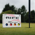 Rife RX Soft Distance Coloured Ladies 12 Ball Pack - Image 3