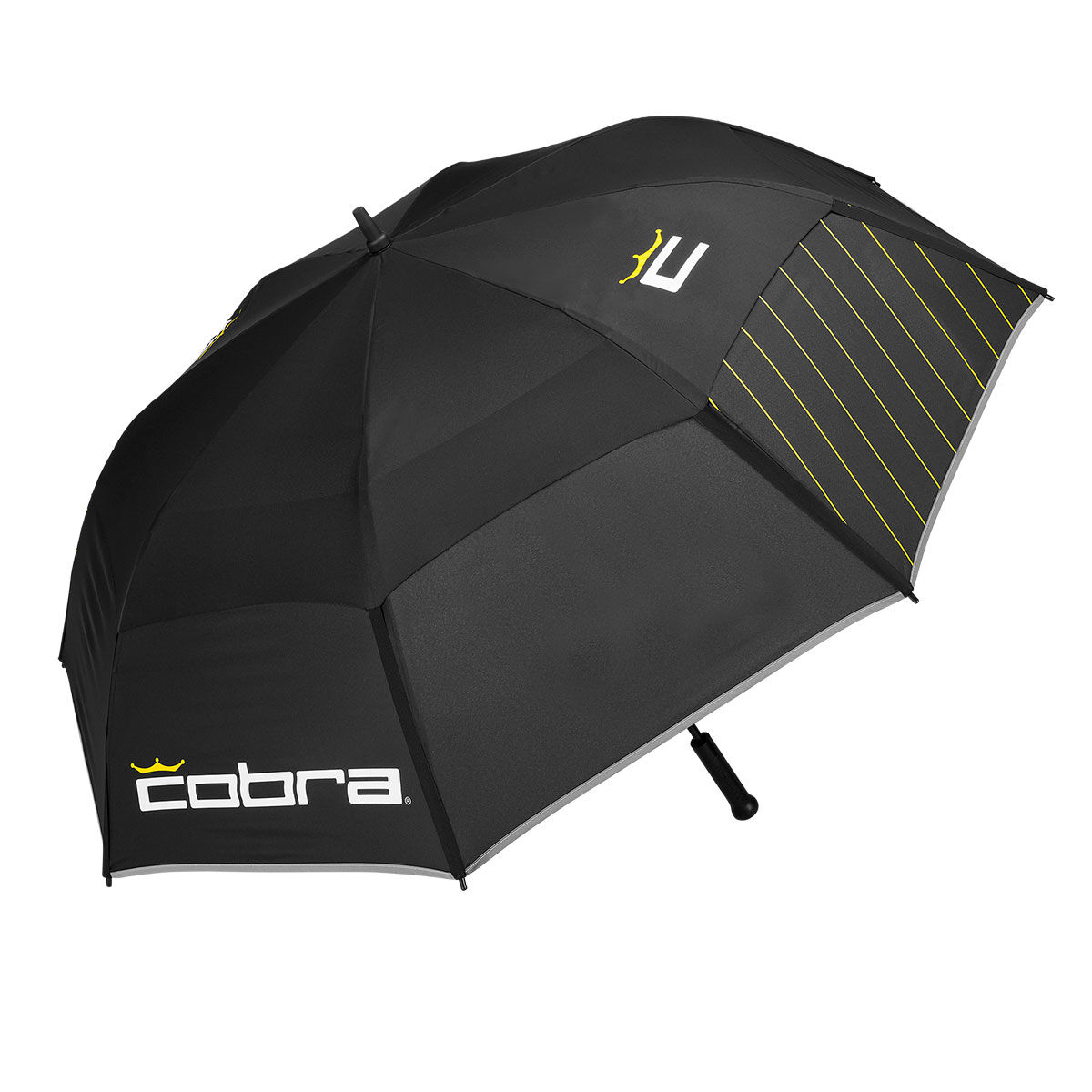 Cobra Golf Black Double Canopy Golf Umbrella American Golf just £49.99