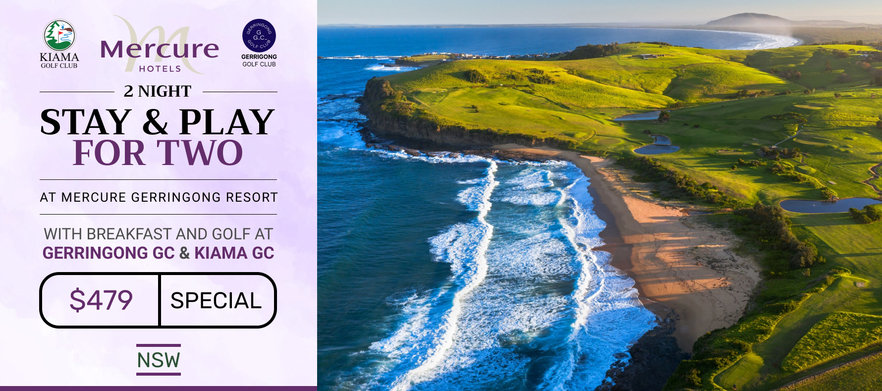 Two Night Stay & Play For Two at <em>The Mercure Gerringong Resort.</em> Includes Golf at Gerringong GC & Kiama GC, Daily Breakfasts & More!