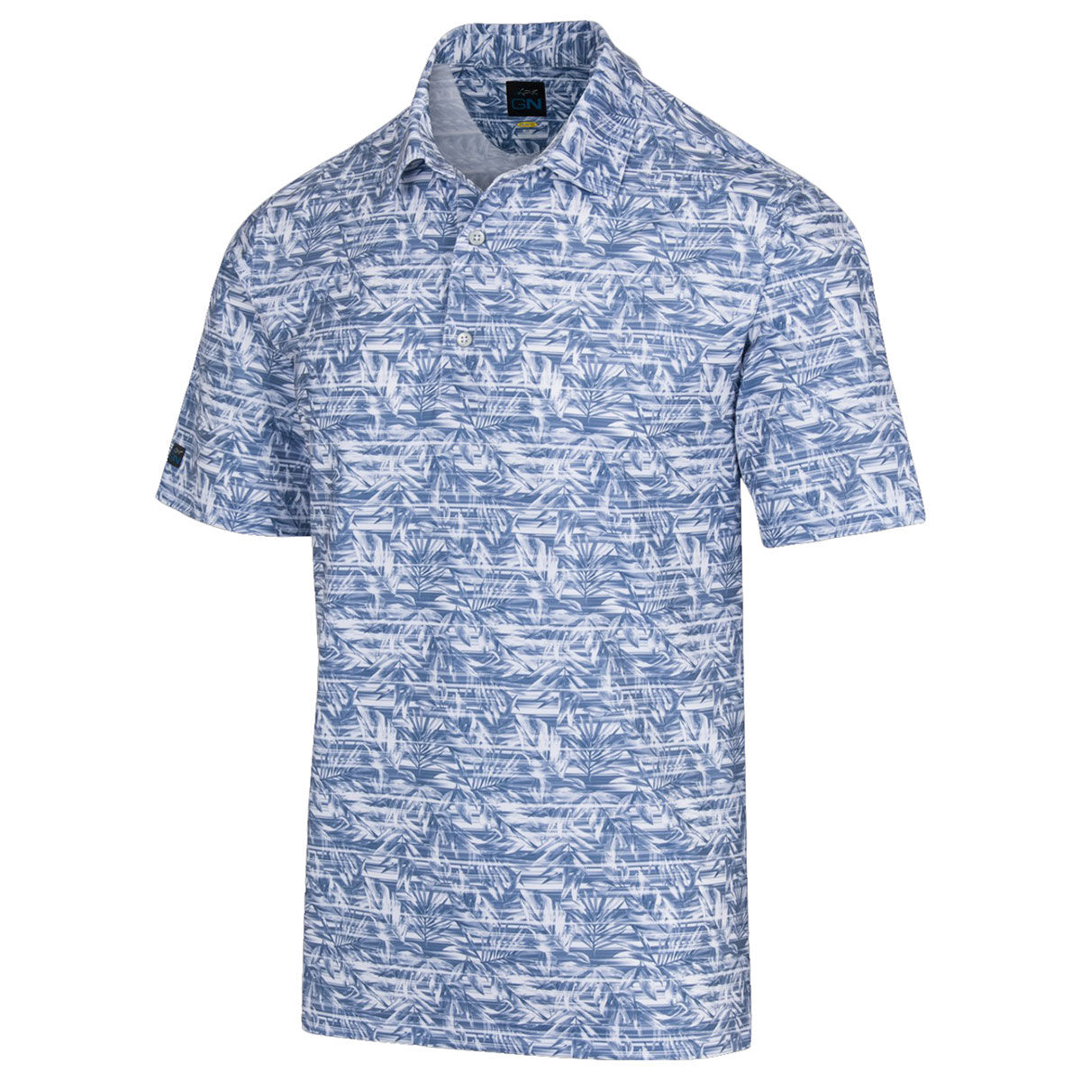 Greg Norman Men's Oasis Leaf Golf Polo Shirt just £20.99