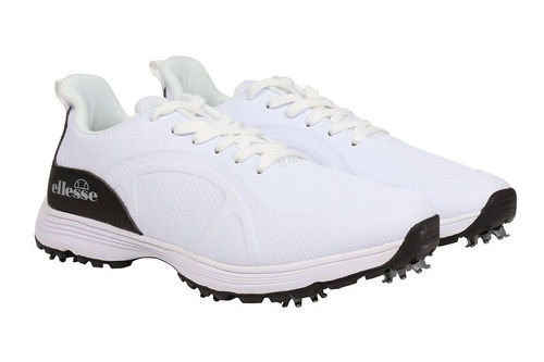 Ellesse Mens White Plain Evron Golf Shoes - Image 3