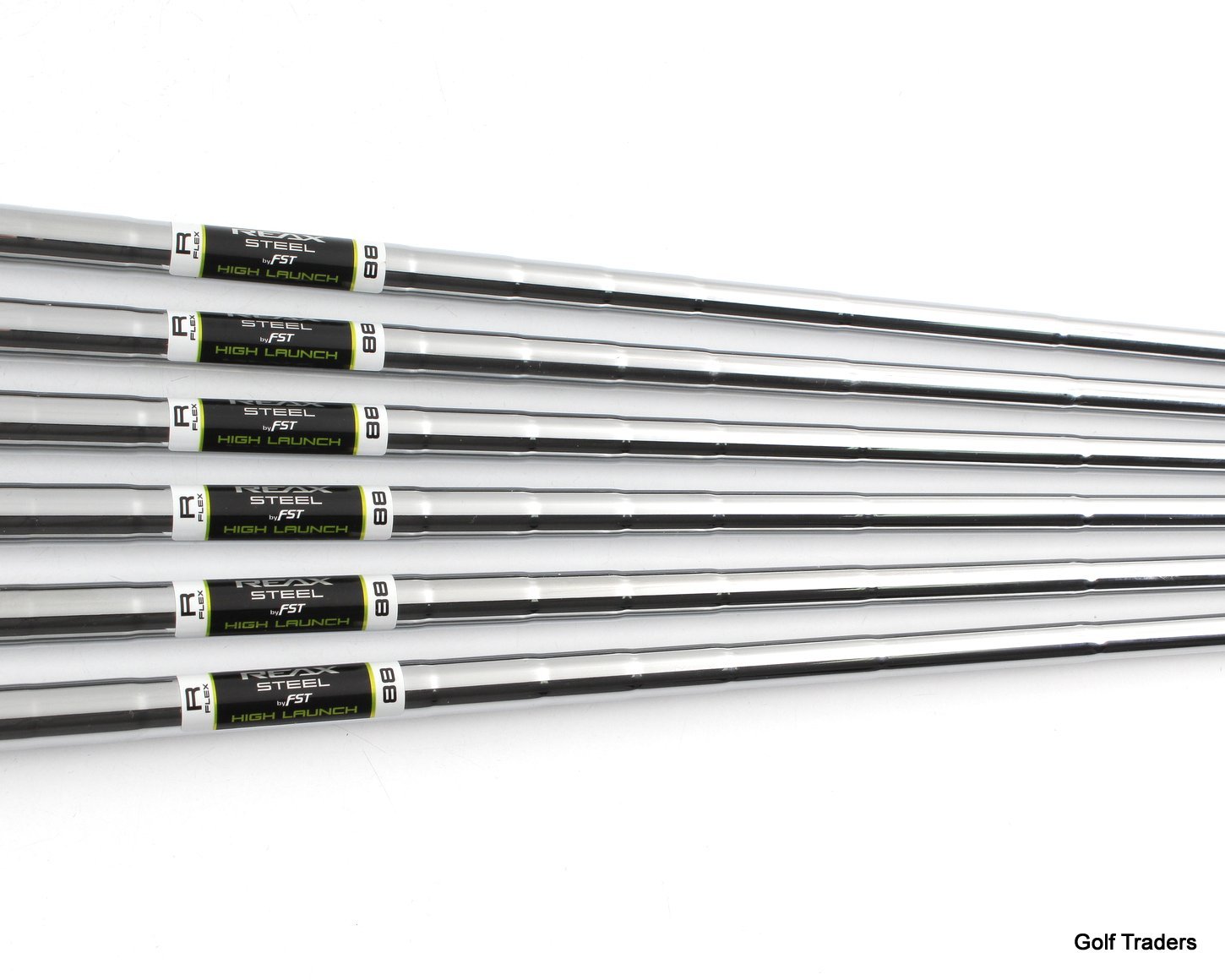FST REAX HIGH LAUNCH STEEL 5PW IRON SHAFTS REGULAR FLEX .370 TIP NEW