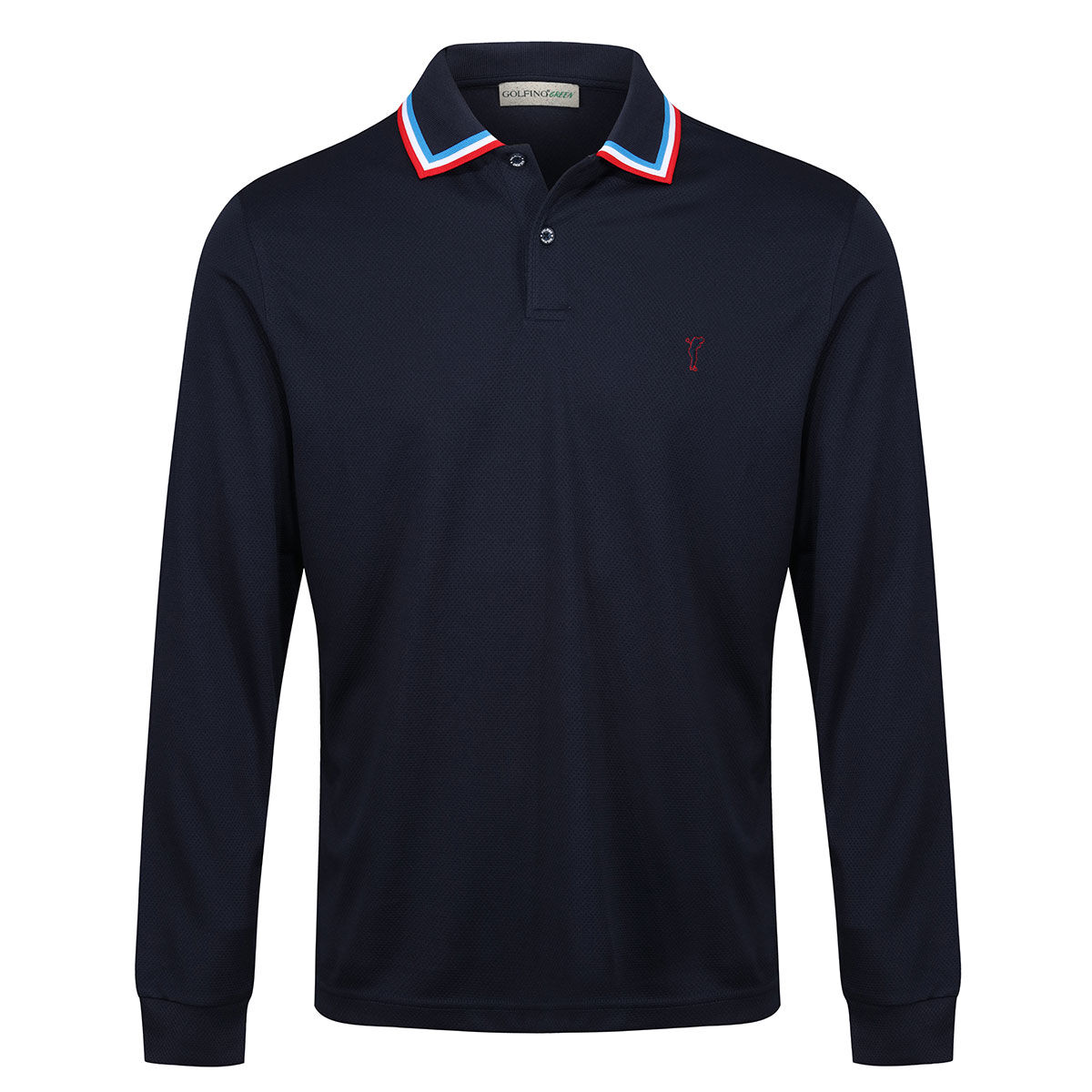 GOLFINO Men's Kafetex Long Sleeve Golf Polo Shirt just £34.99