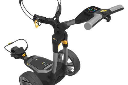 PowaKaddy Grey CT6 Golf GPS 18 Hole Lithium Electric Golf Trolley 2022| American Golf - Image 1
