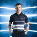 Stromberg Men's Stripe Golf Polo Shirt - Image 2