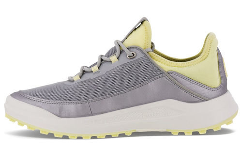 ECCO Womens Grey and Yellow Core Mesh Golf Shoes - Image 3