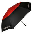 Benross Black And Red Lightweight Plain Double Canopy Golf Umbrella - Image 1
