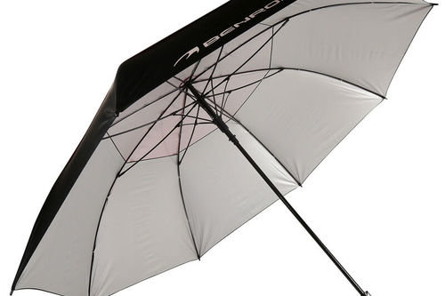 Benross Black And Red Lightweight Plain Double Canopy Golf Umbrella - Image 3