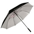 Benross Black And Red Lightweight Plain Double Canopy Golf Umbrella - Image 3