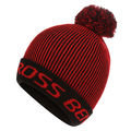 Benross Black and White Knitted Junior Golf Bobble Hat | American Golf - Image 1