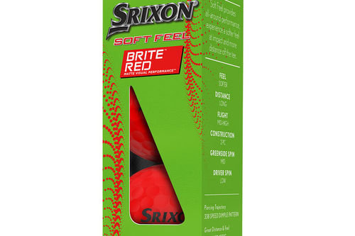 Srixon Soft Feel Brite 12 Golf Ball Pack - Image 3