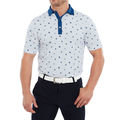 FootJoy Men's Scattered Floral Golf Polo Shirt - Image 1