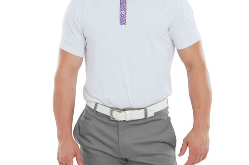 FootJoy Men's Tossed Tulip Trim Golf Polo Shirt - Image 1