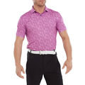 FootJoy Men's Glass Print Golf Polo Shirt - Image 1