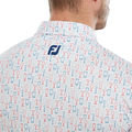 FootJoy Men's Glass Print Golf Polo Shirt - Image 3