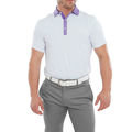 FootJoy Men's Tossed Tulip Trim Golf Polo Shirt - Image 1