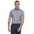 adidas Men's Two-Colour Striped Golf Polo Shirt - Image 1