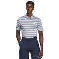 adidas Men's Two-Colour Striped Golf Polo Shirt - Image 1