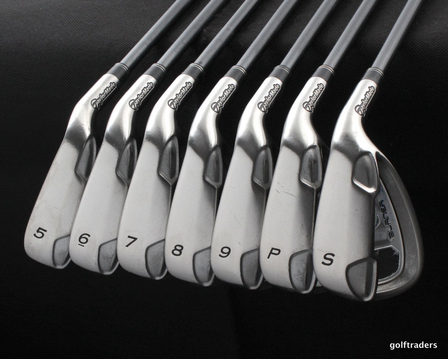 TAYLORMADE BURNER PLUS LADIES IRONS 5PW, SW GRAPHITE LADIES FLEX +0.75