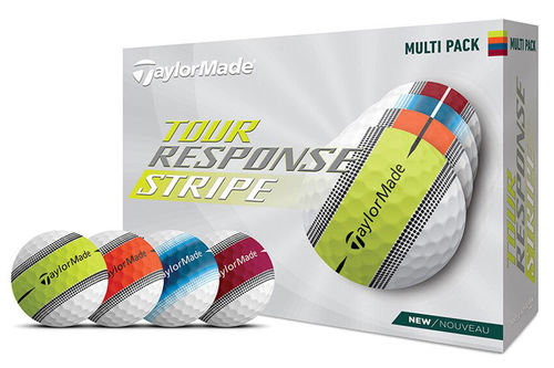 TaylorMade Tour Response Stripe 12 Golf Ball Pack - Image 1