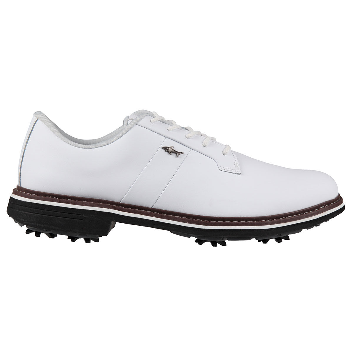 Greg Norman Mens White Comfortable Isa Tour 2 Waterproof Spiked Golf