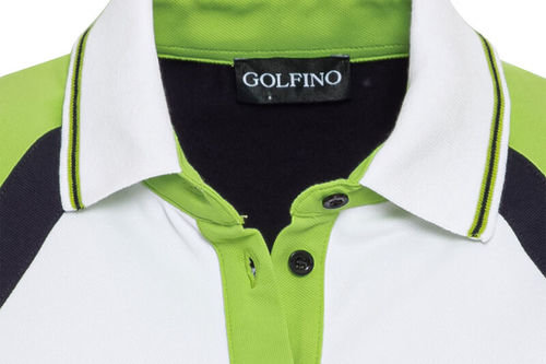 GOLFINO Womens Shoulder Block Golf Polo Shirt - Image 3