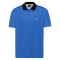 GOLFINO Men's Typo All-Over Golf Polo Shirt - Image 1