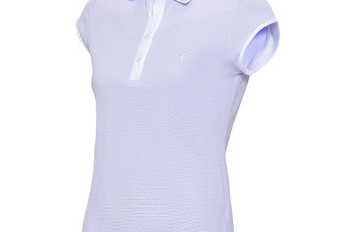 GOLFINO Womens Mercedes Cap Golf Polo Shirt - Image 2