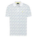GOLFINO Men's Typo All-Over Golf Polo Shirt - Image 1