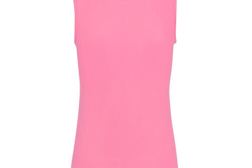 Greg Norman Womens Freedom Pique Sleeveless Golf Polo Shirt - Image 2