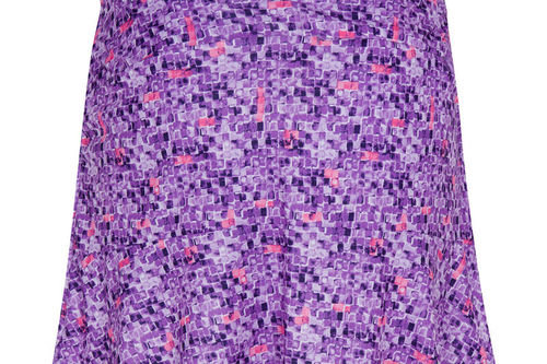 Greg Norman Womens Tile Print Pull-On Golf Skort - Image 2