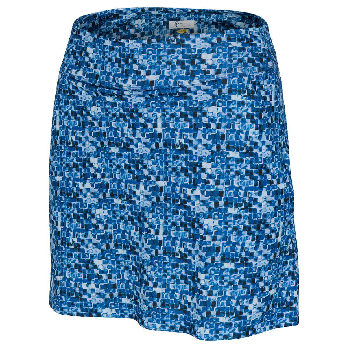 Greg Norman Women's Blue Floral Tile Print PullOn Golf Skort just £19.99