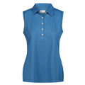 Greg Norman Womens Freedom Pique Sleeveless Golf Polo Shirt - Image 1