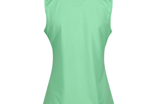 Greg Norman Womens Freedom Pique Sleeveless Golf Polo Shirt - Image 2