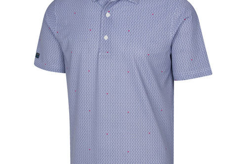 Greg Norman Men's Pie Foulard Golf Polo Shirt - Image 1
