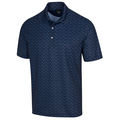 Greg Norman Men's Freedom Micro Pique Palm Print Golf Polo Shirt - Image 1