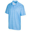 Greg Norman Men's Lab Shark Shadow Golf Polo Shirt - Image 1
