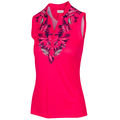 Greg Norman Womens Paradise Sleeveless Golf Polo Shirt - Image 1