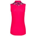 Greg Norman Womens Paradise Sleeveless Golf Polo Shirt - Image 2